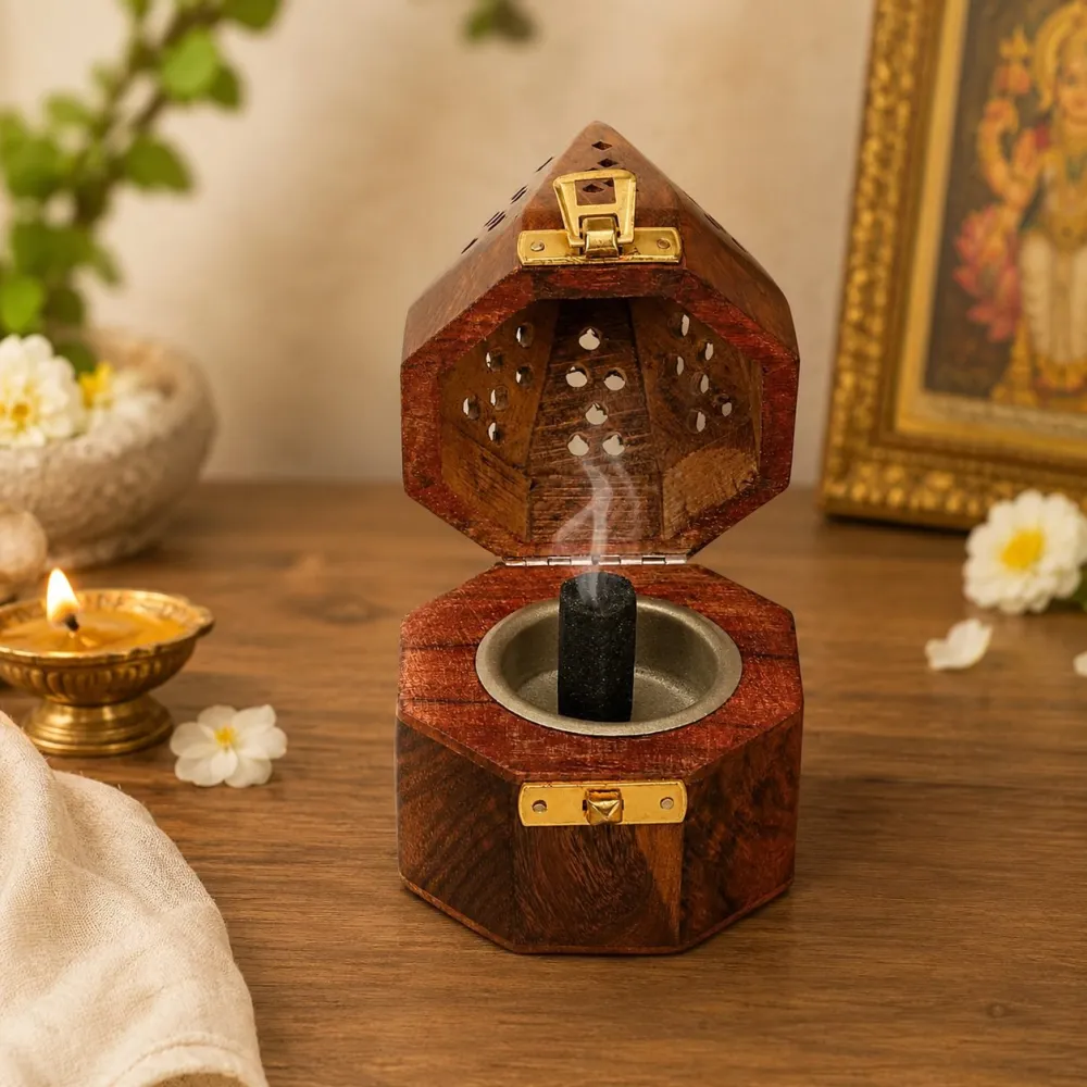 DS000658-Dhoop-Stand-Octagon-Hut