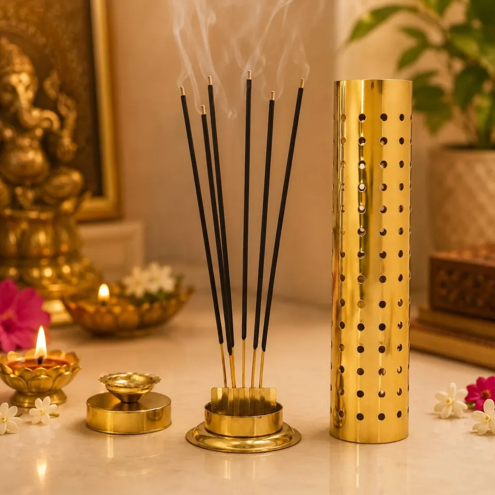 DS000750-SS-Gold-Bamboo-Agarbatti-Stand