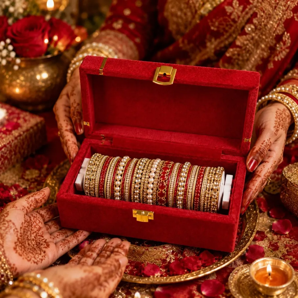 DS000856-Bangle-Box-8X4-Inch-Red-Velvet